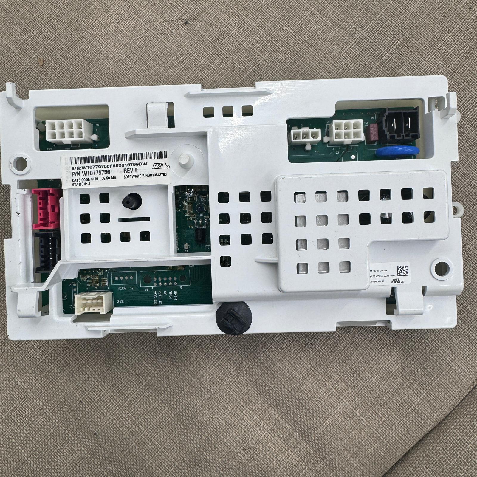 Whirlpool-Washer-Control-Board-W10779756-REV-F Whirlpool-Washer-Control-Board-W10779756-REV-F